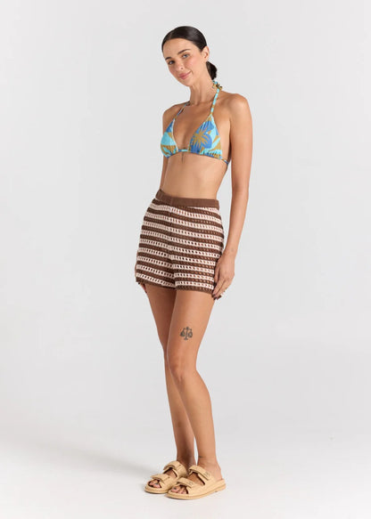 Sorrento Knit Crochet Short - Coco