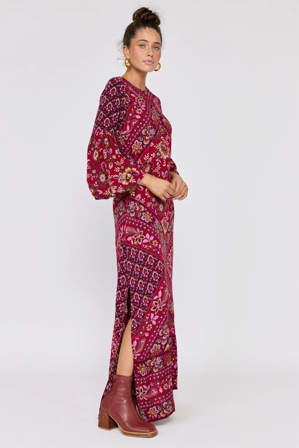 Quartz Gown - Pomegranate