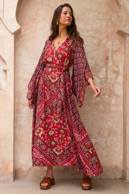Dreamweaver Gown - Pomegranate