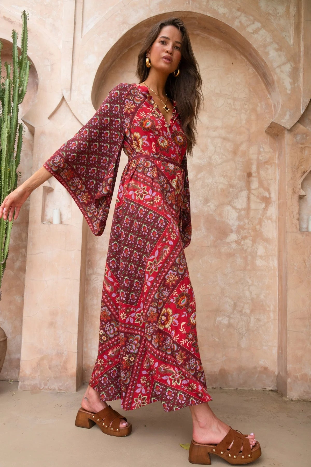 Dreamweaver Gown - Pomegranate