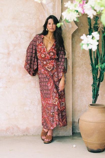 Dreamweaver Gown - Pomegranate