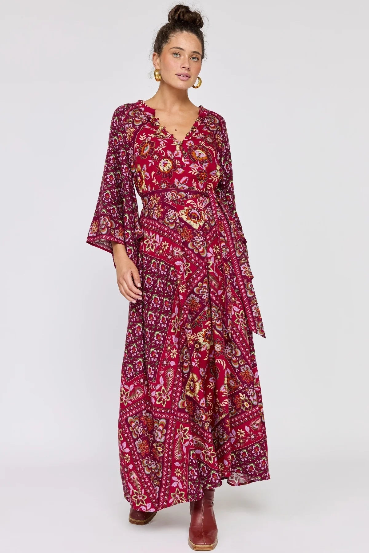 Dreamweaver Gown - Pomegranate