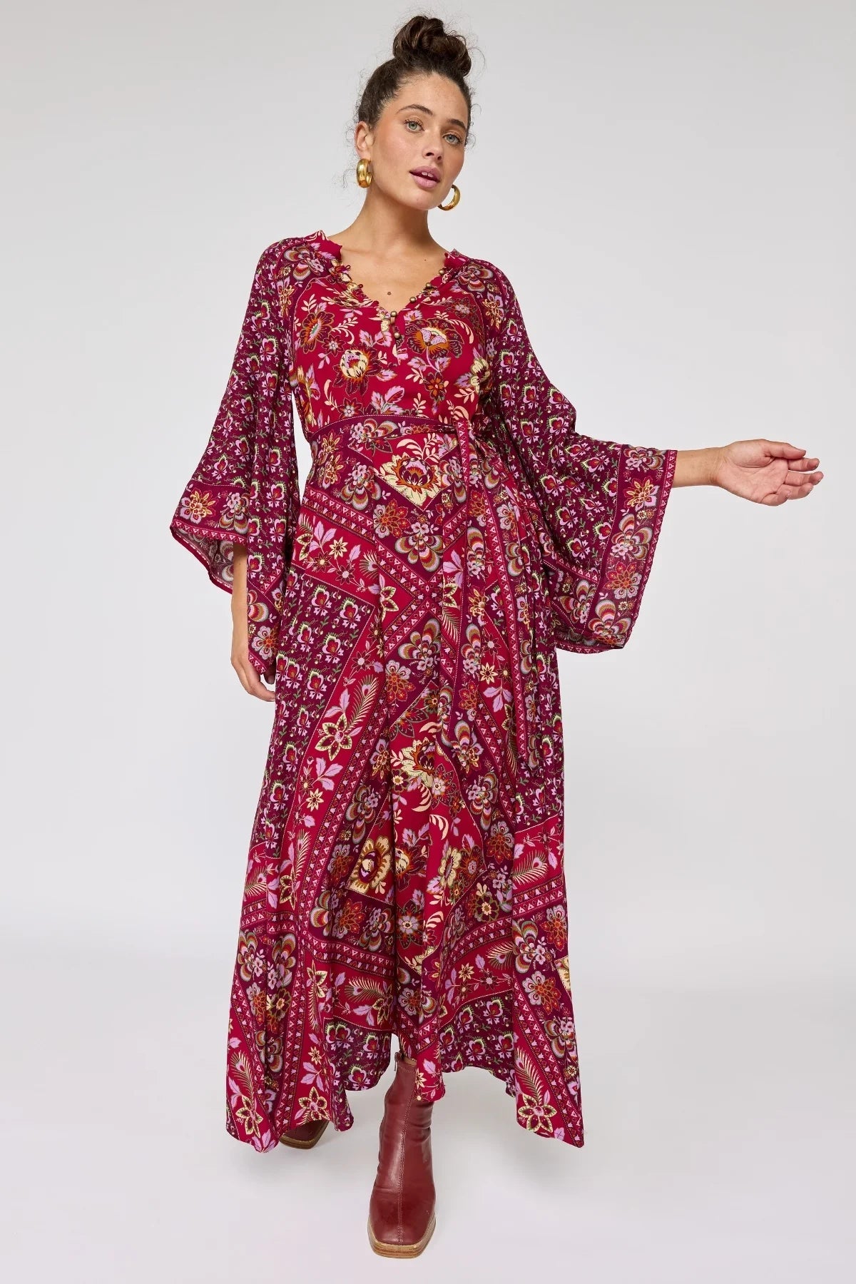 Dreamweaver Gown - Pomegranate