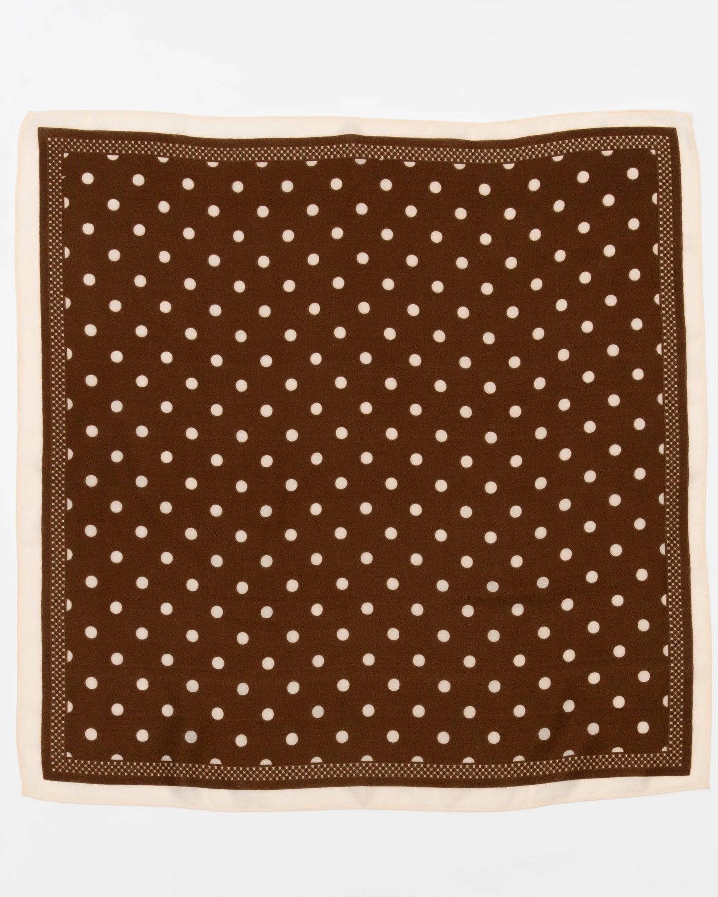 Scarf - Brown/White
