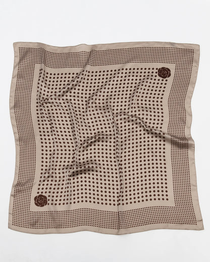 Scarf - Beige/Brown