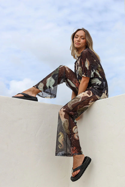 Odessa Mesh Oversized Tee