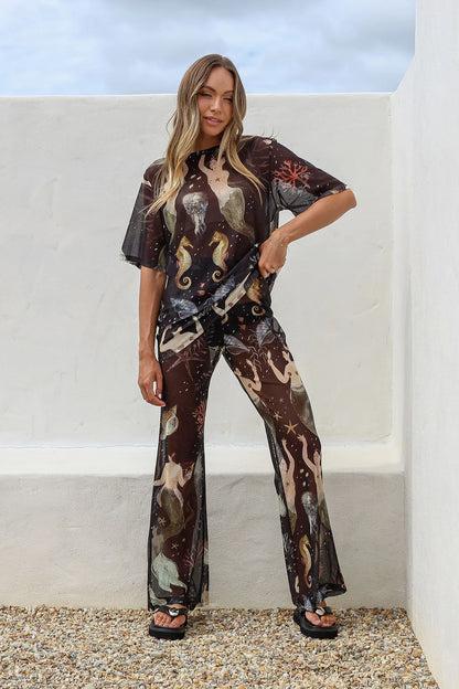 Odessa Mesh Oversized Tee