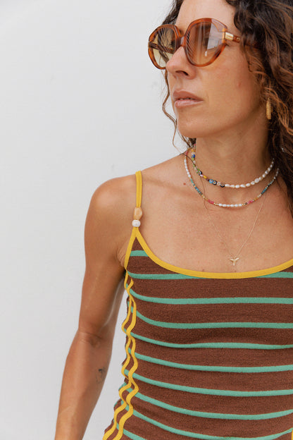 Leni Singlet - Palm