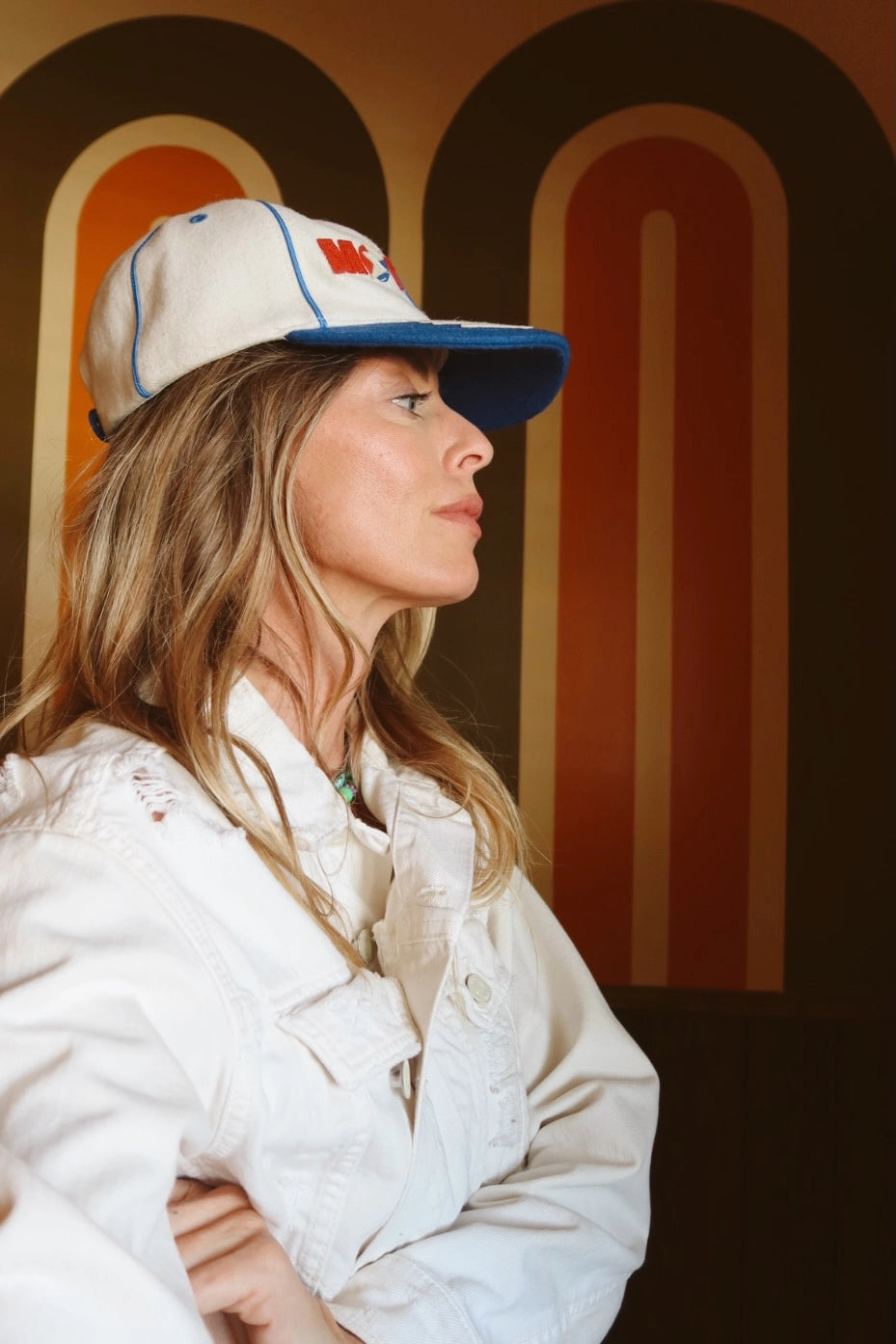 Lightening Bolt Cap - Blue