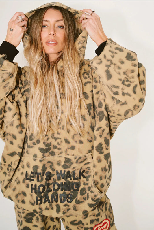 Sorry Mum Hoodie - Leopard