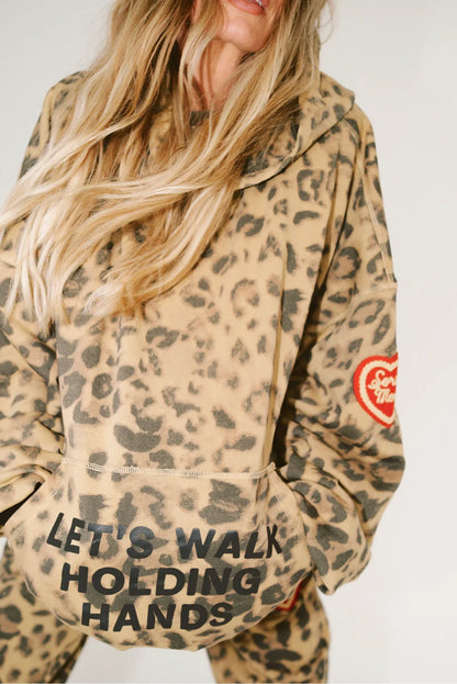 Sorry Mum Hoodie - Leopard