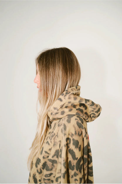 Sorry Mum Hoodie - Leopard