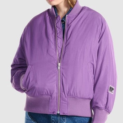 Jessie Oversized Bomber - Meadow Violet