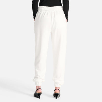 Penny Pintuck Trackpant - Vintage White