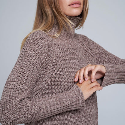 Luxembourg Knit - Mocca with Crème