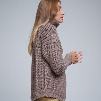 Luxembourg Knit - Mocca with Crème