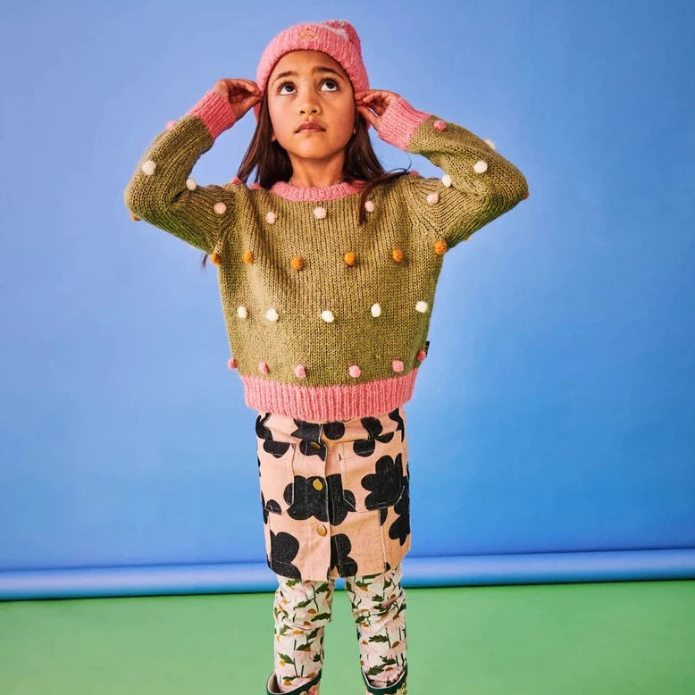 Dotty Spotty Kids Knit Sweater