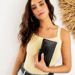 Cove Woven Wallet - Noir