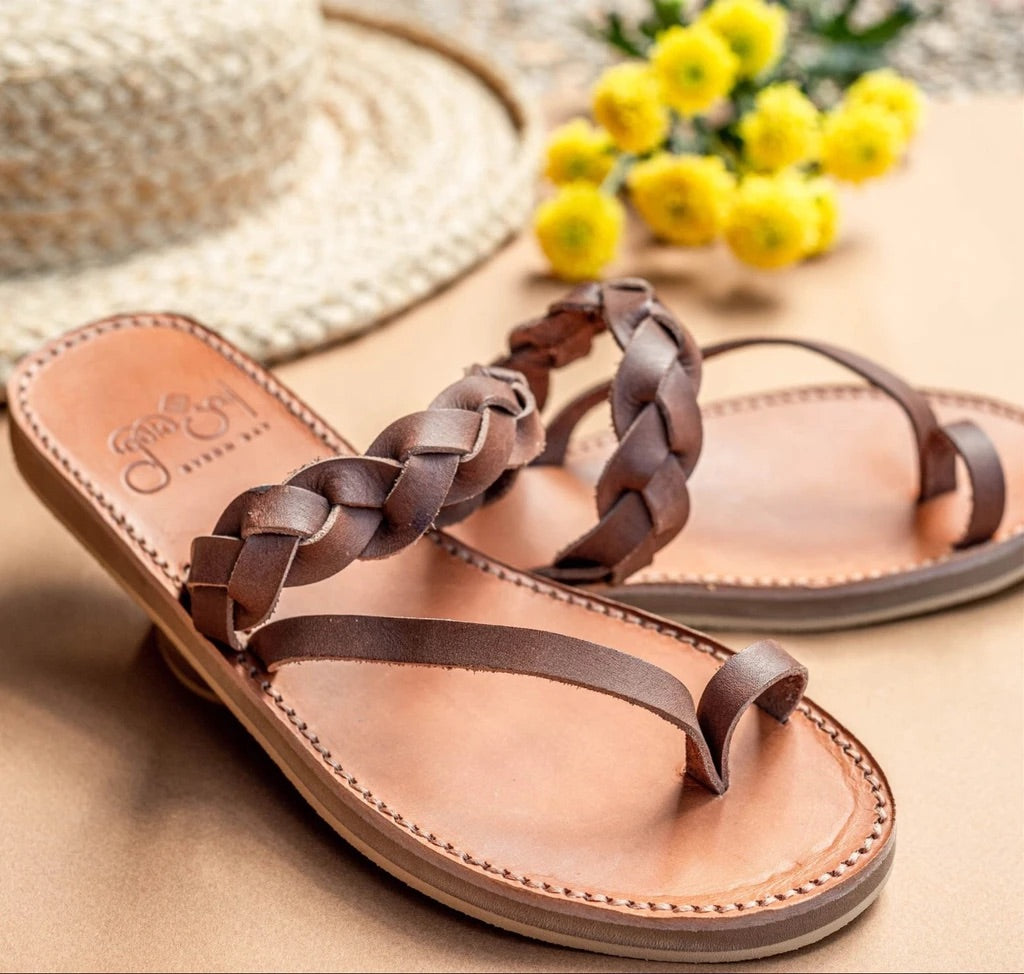 Greigas Sandals - Moka / Dark brown Leather