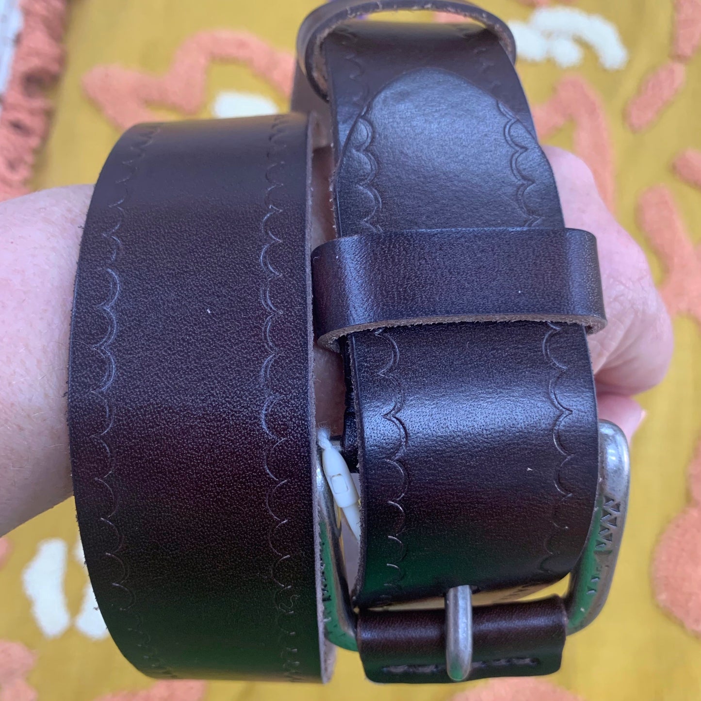 Utilitaire Vintage Chocolate Leather Belt