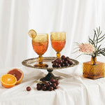 Goblet Set of Two - Amber