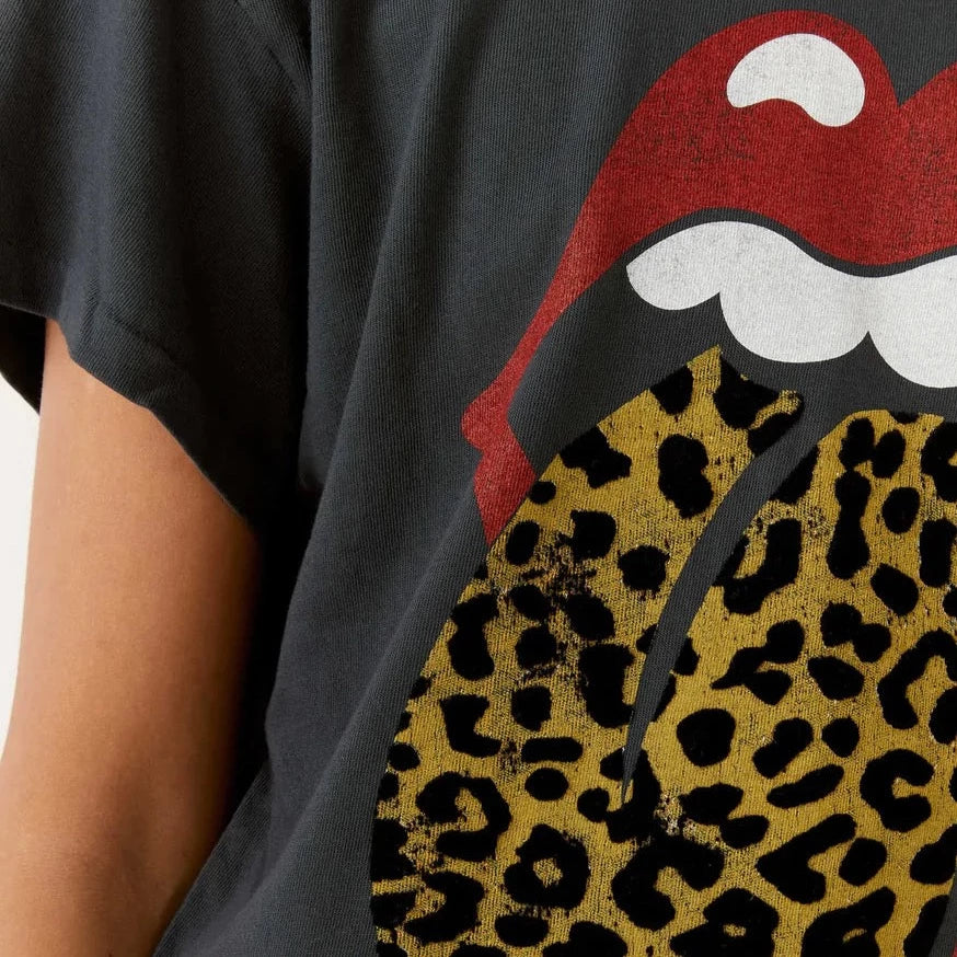 Rolling Stones Leopard Tongue Tour Tee