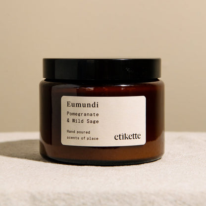 Eumundi in Pomegranate & Wild Sage - Soy Candles & Eco Diffisers