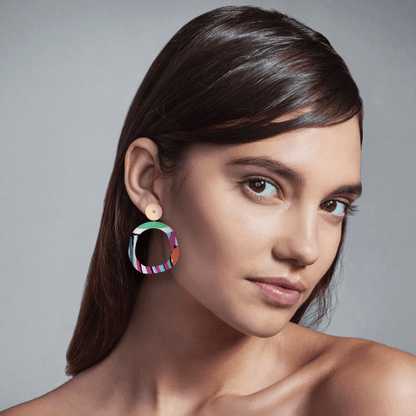 Josie Kunoth Petyarre Organic Outline Stud Earrings