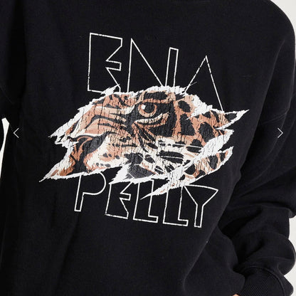 Tigers Eye Sweatshirt - Washed Black
