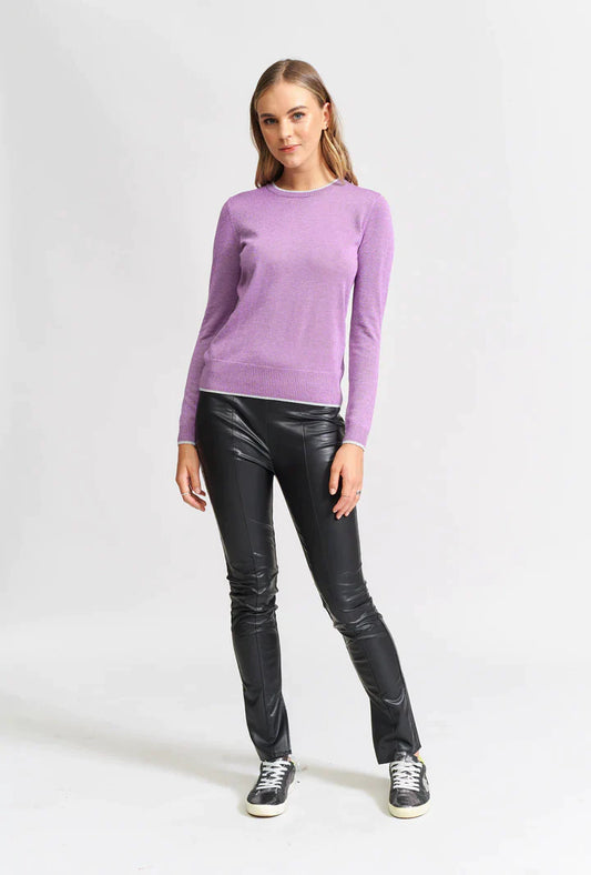 The PU Split Legging