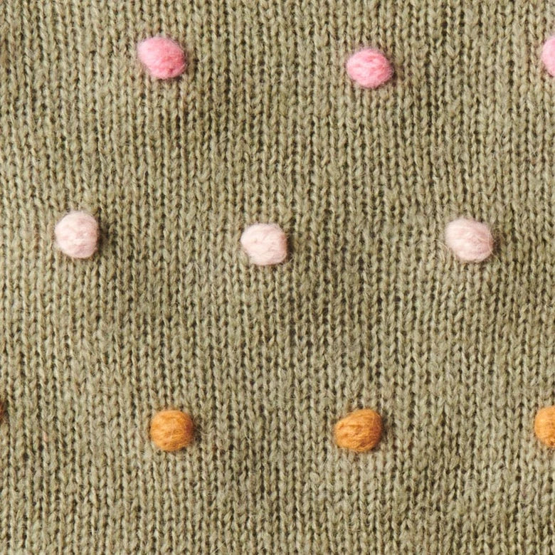 Dotty Spotty Knit Adult Sweater