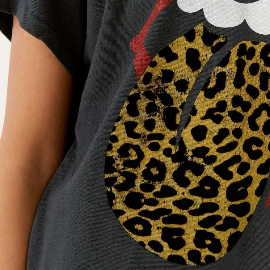 Rolling Stones Leopard Tongue Tour Tee