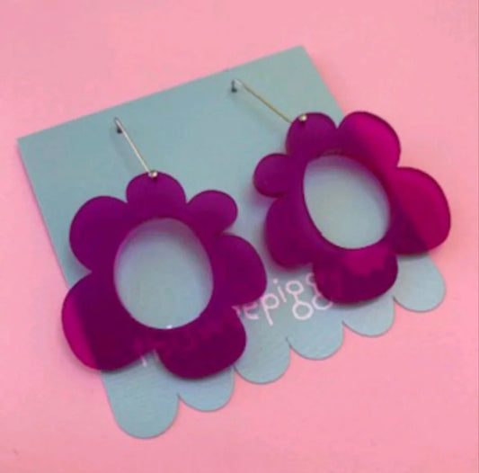 Frosted Acrylic Flowers