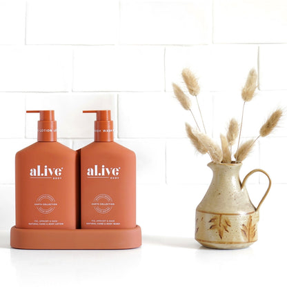 Wash & Lotion Duo + Tray - Fig, Apricot & Sage