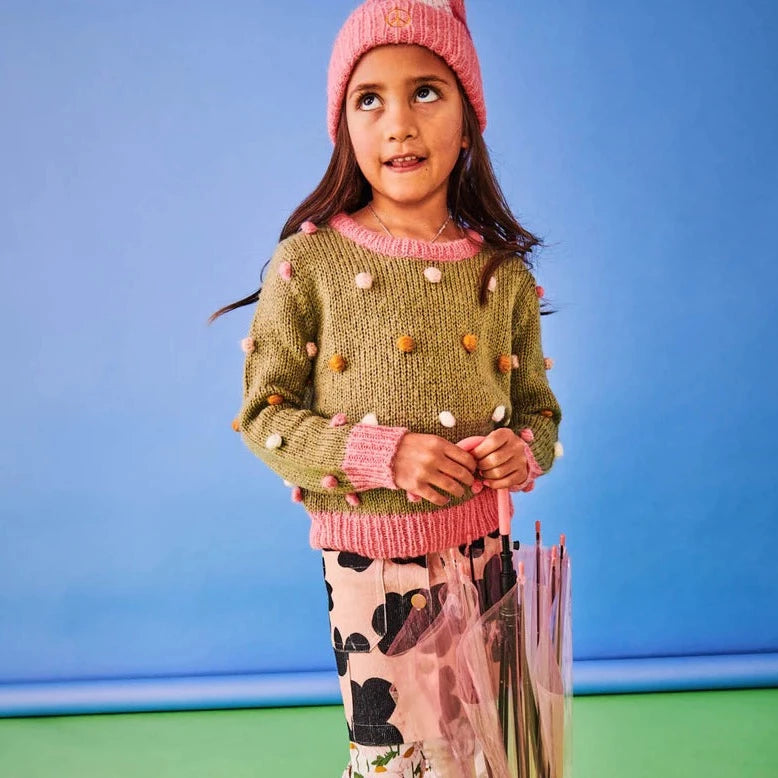 Dotty Spotty Kids Knit Sweater