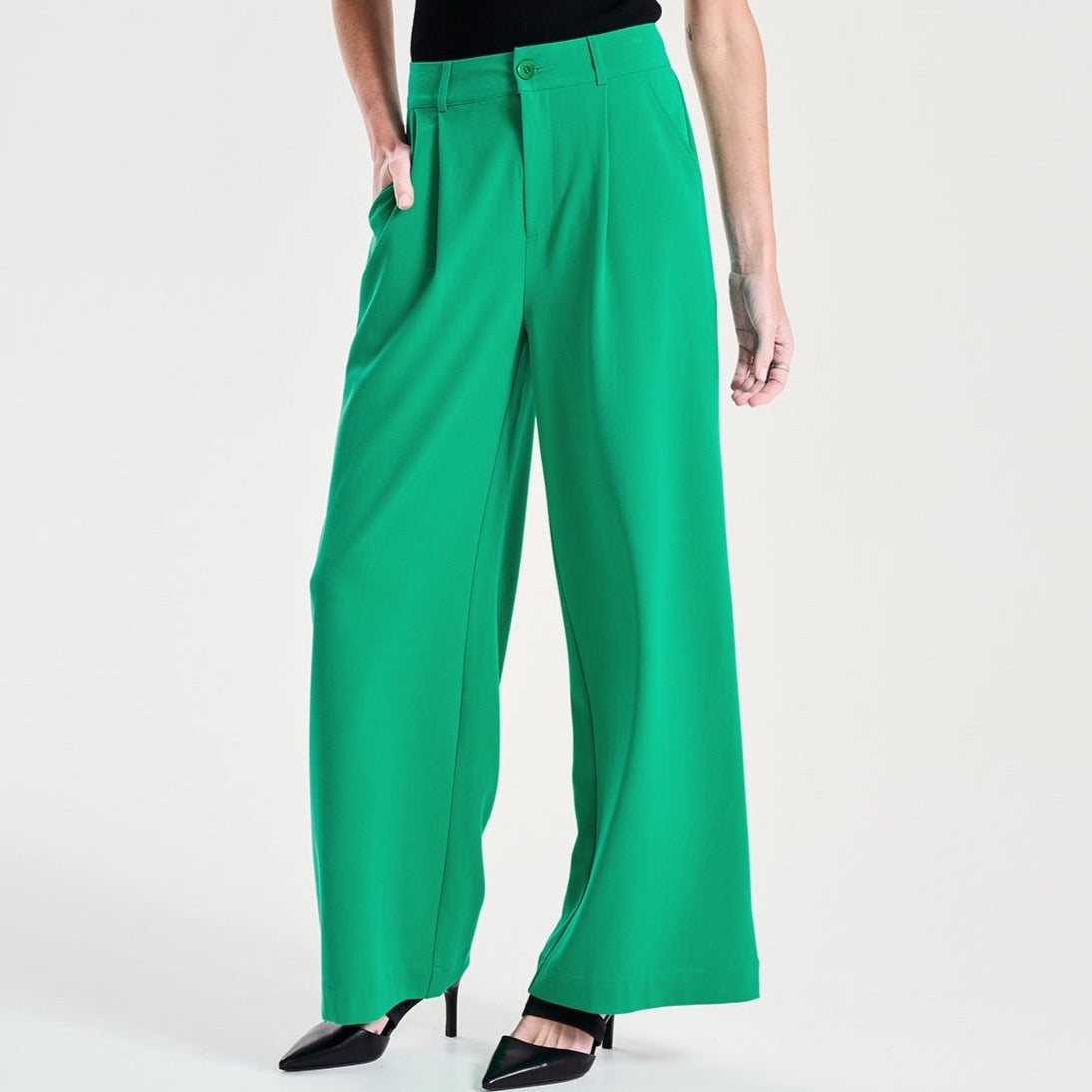 Jolie Suit Pant - Evergreen