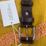 Utilitaire Vintage Chocolate Leather Belt