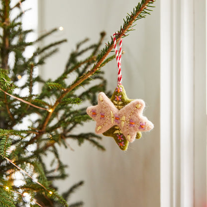 Sarah Star Felt Decoration