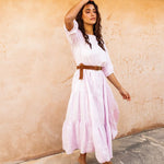 Chloe Belt - Caramel Suede