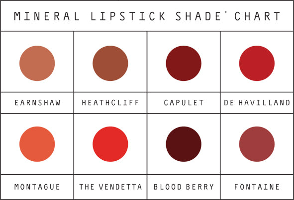 Natural & Vegan Mineral Lipstick - Fontaine
